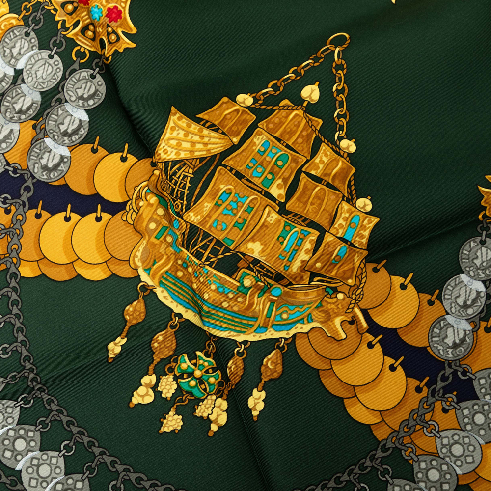 Pre-Loved Hermes Kosmima Silk Scarf 90 - Picture 7 of 7
